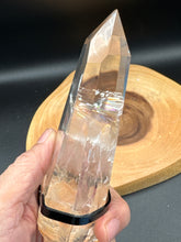 Load image into Gallery viewer, Clear Quartz Point with Rainbows & Custom Stand SZ99 - The7directions