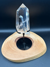 Load image into Gallery viewer, Clear Quartz Point with Rainbows & Custom Stand SZ99 - The7directions