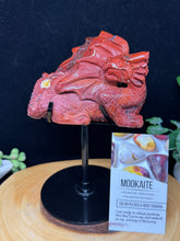 Load image into Gallery viewer, 1.8 lb Mookaite Dragon Castle Carving SZ31 Strength • Protection • Ancient Wisdom - The7directions
