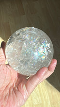 Load image into Gallery viewer, Epic Rainbow Quartz Sphere – Magical Rainbow at Every Angle