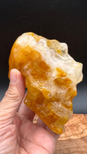 Load image into Gallery viewer, Golden Healer Skull Bowl with Crystal Info Card