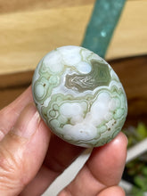 Load image into Gallery viewer, Gobi agate palm stone from Inner Mongolia ZE29 w/ crystal info card
