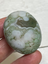 Load image into Gallery viewer, Gobi agate palm stone from Inner Mongolia ZE29 w/ crystal info card
