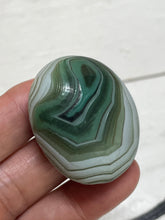 Load image into Gallery viewer, Gobi agate palm stone from Inner Mongolia ZE29 w/ crystal info card
