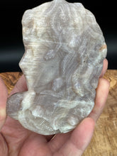 Load image into Gallery viewer, 3.3" Gorgeous Blue Flash Moonstone Medusa Carving - The7directions
