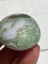 Load image into Gallery viewer, Gobi agate palm stone from Inner Mongolia ZE29 w/ crystal info card
