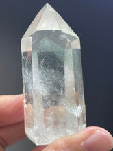 Load image into Gallery viewer, Brazilian Clear quartz tower chlorite phantom generator with crystal info card Z47
