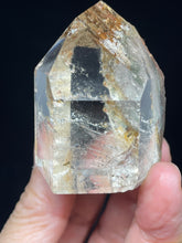 Load image into Gallery viewer, Incredible Brazilian Lodolite tower garden quartz tower ZF19 with crystal info card
