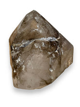 Load image into Gallery viewer, Large Polished Elestial Smokey quartz healer generator G51K with crystal info card
