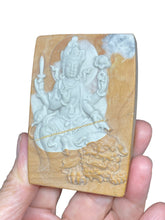 Load image into Gallery viewer, Guan Yin goddess of compassion stone carving with stand for altar Avalokiteshvara ZF37 bodhisattva
