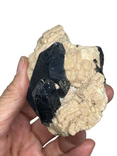 Load image into Gallery viewer, Rare Morion Black smoky quartz  in matrix from Inner Mongolia ZB13
