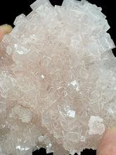 Load image into Gallery viewer, PInk Halite cluster from Trona, California with crystal info card ZB33
