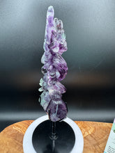 Load image into Gallery viewer, Rainbow Fluorite Eagle with Snake Carving One of a kind - The7directions
