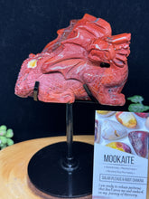 Load image into Gallery viewer, 1.8 lb Mookaite Dragon Castle Carving SZ31 Strength • Protection • Ancient Wisdom - The7directions
