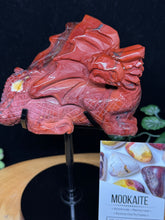 Load image into Gallery viewer, 1.8 lb Mookaite Dragon Castle Carving SZ31 Strength • Protection • Ancient Wisdom - The7directions
