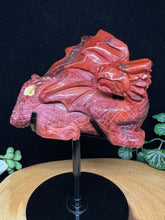 Load image into Gallery viewer, 1.8 lb Mookaite Dragon Castle Carving SZ31 Strength • Protection • Ancient Wisdom - The7directions
