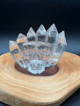 Load image into Gallery viewer, Unique 6-Point Clear Quartz Skull SZ55 Clarity • Amplification • Higher Guidance
