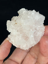 Load image into Gallery viewer, PInk Halite cluster from Trona, California with crystal info card ZB55
