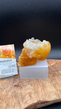 Load image into Gallery viewer, Golden Healer Skull Bowl with Crystal Info Card
