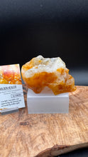 Load image into Gallery viewer, Golden Healer Skull Bowl with Crystal Info Card

