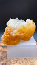 Load image into Gallery viewer, Golden Healer Skull Bowl with Crystal Info Card
