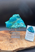 Load image into Gallery viewer, Chrysocolla Malachite Free Form from Congo w/ info card
