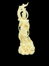 Load image into Gallery viewer, Carved Palm nut Goddess of Compassion Guan Yin C
