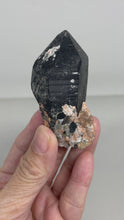 Load and play video in Gallery viewer, Rare Morion Black smoky quartz Point from Inner Mongolia ZF71
