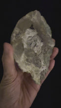 Load and play video in Gallery viewer, Rare Pink and Green UV Reactive Volcanic Agate Slab with crystal info card ZF14
