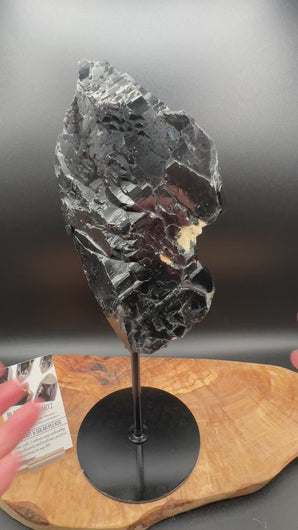 brazilian elestial morion quartz