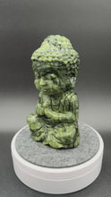 Load and play video in Gallery viewer, 2.3 lb Serpentine Praying Buddha SZ71 Peace • Grounding • Heart-Centered Healing
