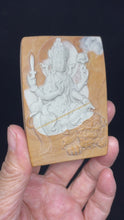 Load and play video in Gallery viewer, Guan Yin goddess of compassion stone carving with stand for altar Avalokiteshvara ZF37 bodhisattva
