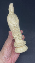 Load and play video in Gallery viewer, Carved Palm nut Goddess of Compassion Guan Yin J
