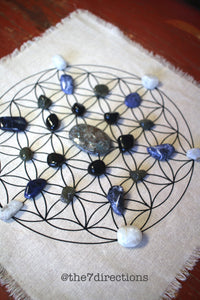 Flower of life crystal grid - Free shipping - The7directions