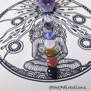 Goddess linen crystal grid - The7directions
