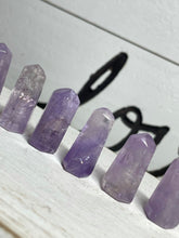 Load image into Gallery viewer, 1&quot; Mini Amethyst tower perfect for altar and crystal grids Z10
