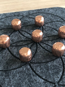 1/2” Copper blocks Grounding Set of 3 - The7directions