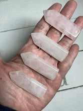 Load image into Gallery viewer, Rose Quartz: The embodiment of love and compassion. This gentle pink crystal radiates soothing energy, fostering emotional healing and self-love
