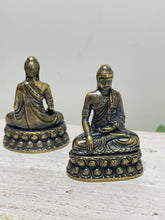 Load image into Gallery viewer, 1.7&quot; Brass Buddha statue praying compassion Z16
