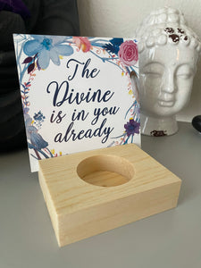 The Wisdom Deck by the7directions with wood stand  VOLUME 1 / Affirmation deck/ Oracle card - The7directions