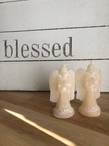 3.9” Angel statue candles altar XSS - The7directions