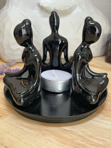 Goddess Circle candle holder statue altar piece